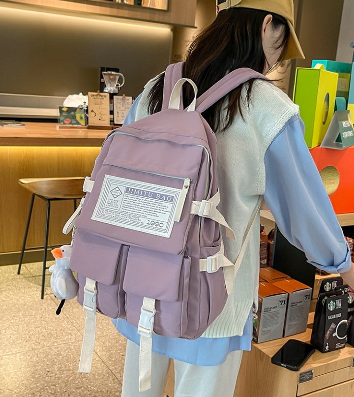 Fashion schoolbag big student backpack for women