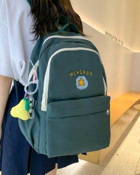 Student backpack retro schoolbag for women