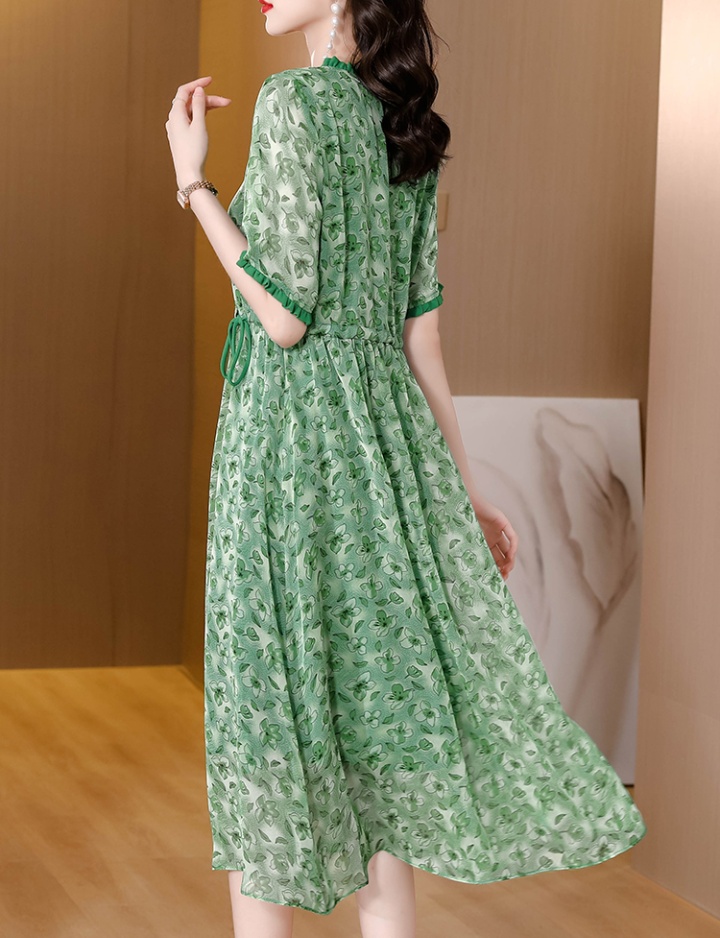 Green stunning long dress unique dress for women