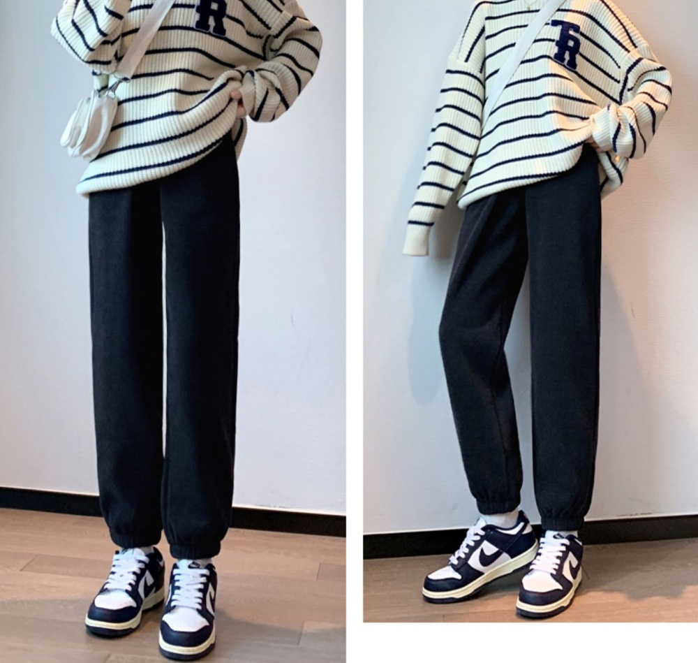 Autumn and winter Casual slim sweatpants for women