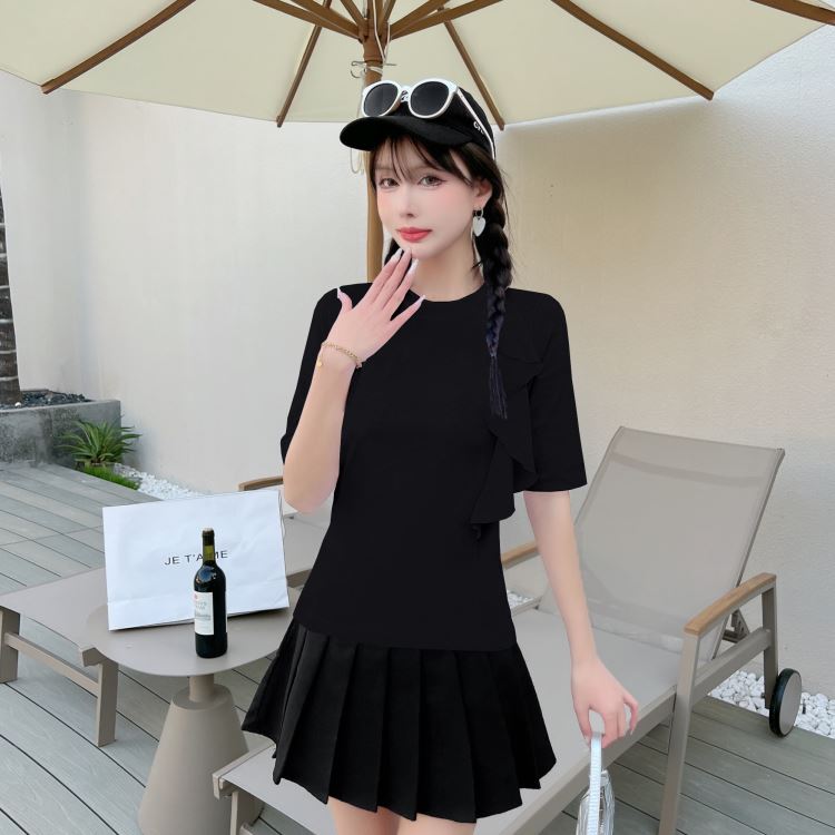 Pullover Korean style short sleeve T-shirt