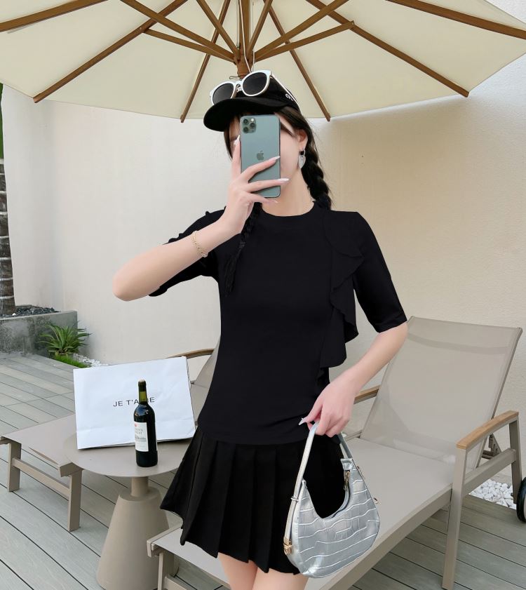 Pullover Korean style short sleeve T-shirt