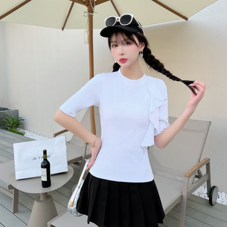 Pullover Korean style short sleeve T-shirt