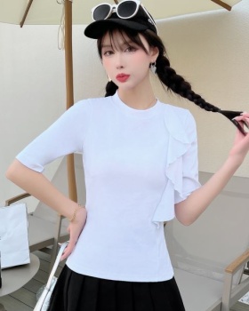 Pullover Korean style short sleeve T-shirt