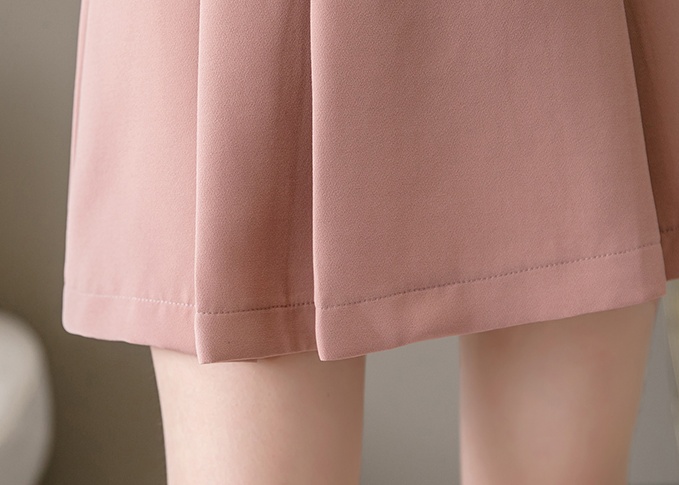 Pleated anti emptied shorts high waist short skirt for women