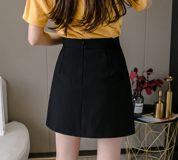 Pleated anti emptied shorts high waist short skirt for women