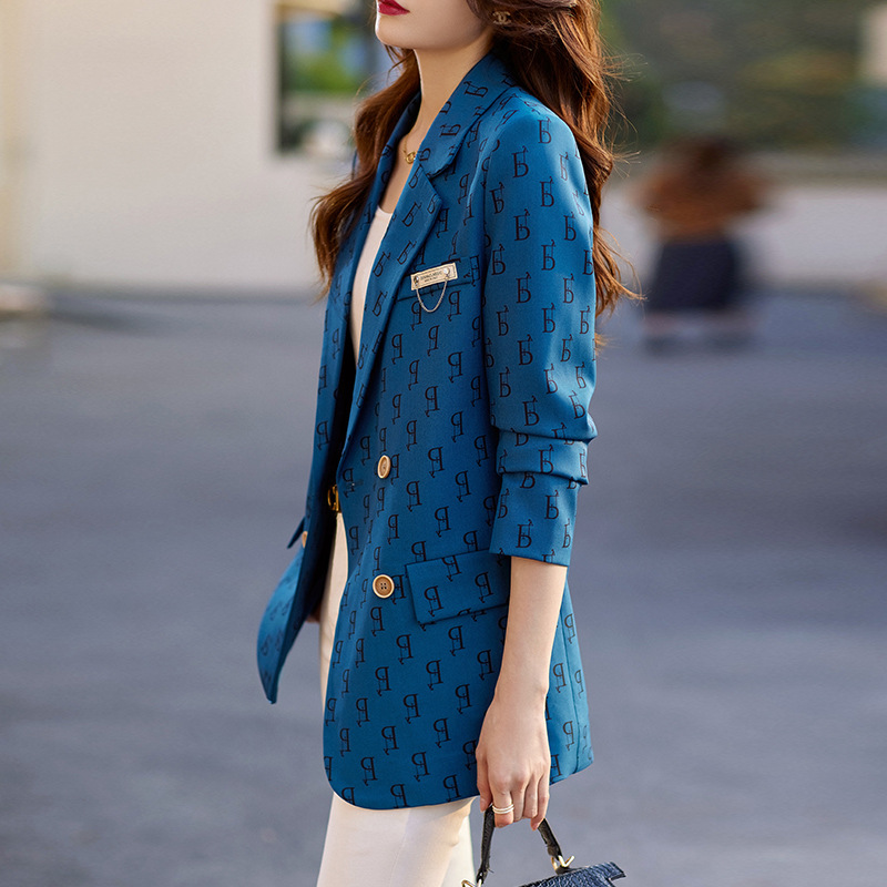 Temperament business suit retro coat for women