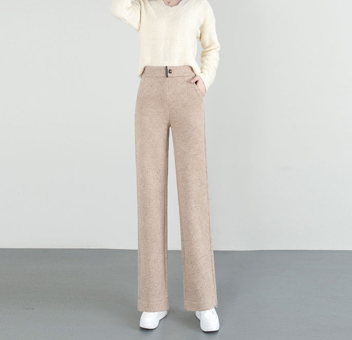 Spring and autumn wide leg pants suit pants for women