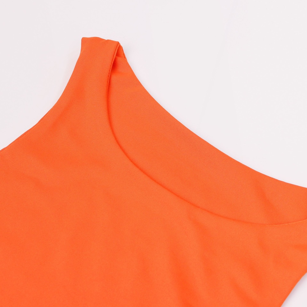 Tight pure leotard sleeveless jumpsuit for women