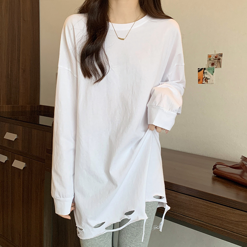 Korean style tops spring and autumn T-shirt for women