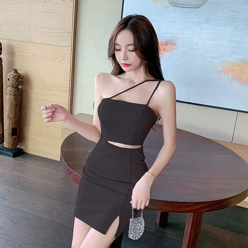 Fashion package hip strap dress tight dress for women