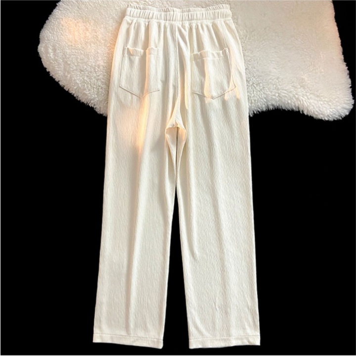 Quality spring straight mopping wide leg pants for women