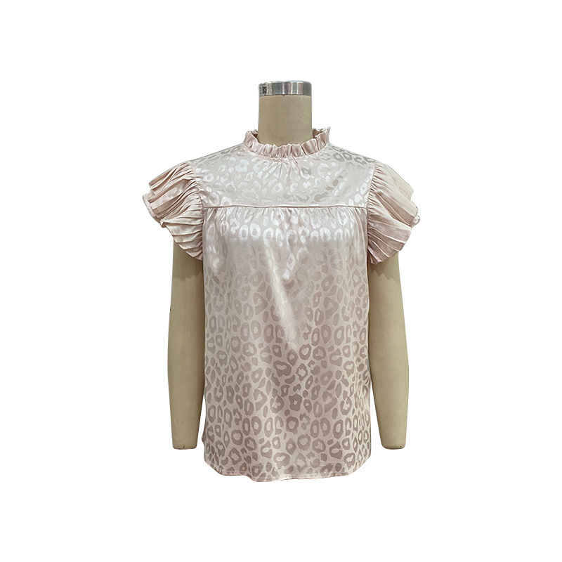 Fashion European style leopard shirt for women