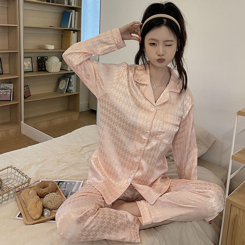Spring and autumn summer pajamas 2pcs set for women