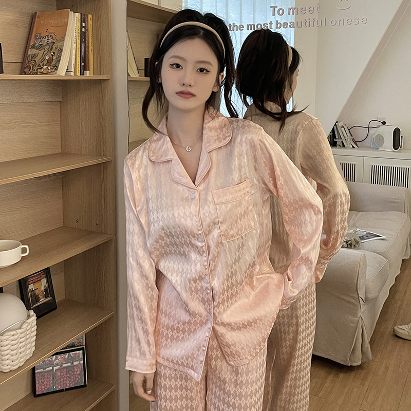 Spring and autumn summer pajamas 2pcs set for women