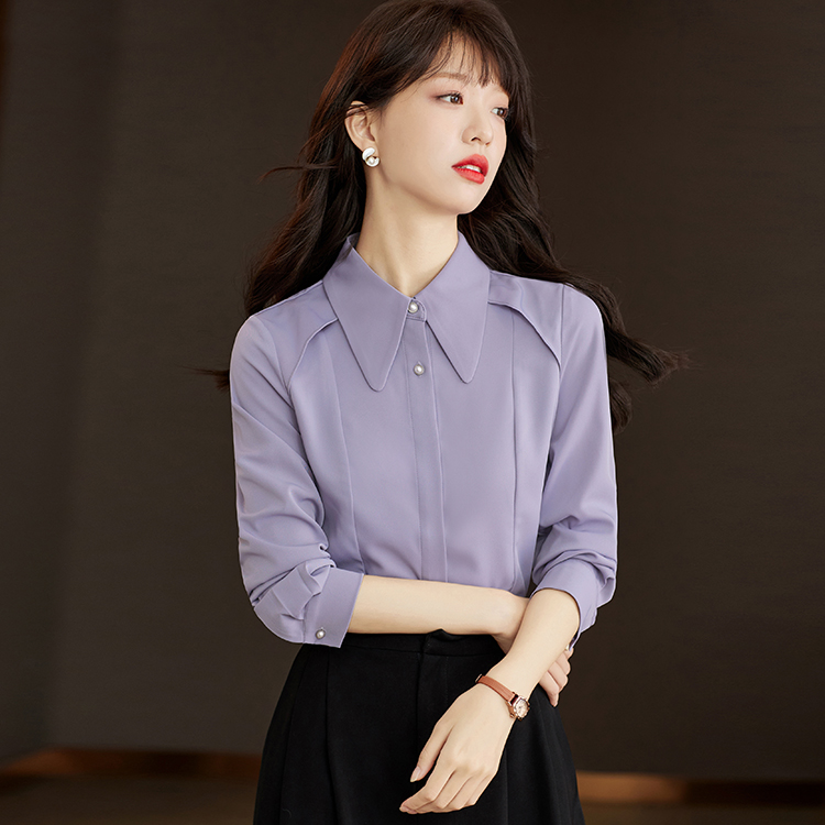 Profession spring and autumn tops long sleeve shirt