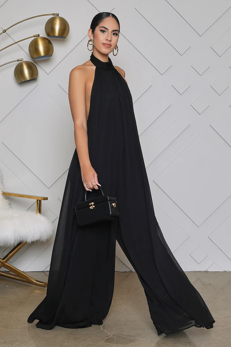 Chiffon European style Casual jumpsuit for women