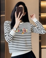 Letters tops pullover bottoming shirt for women