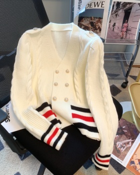 France style sweater retro cardigan for women