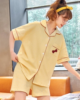 Summer pajamas homewear cardigan a set for women