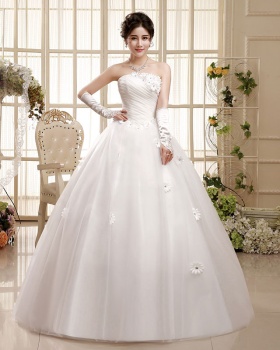 Bride Korean style formal dress large yard wedding dress
