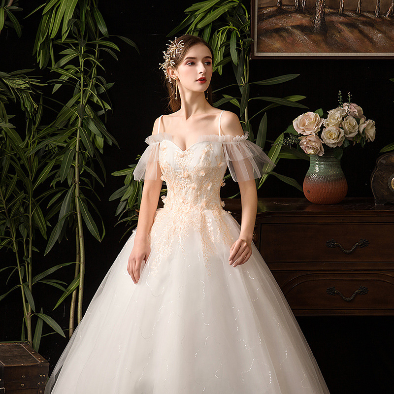 Light formal dress wedding dress for women