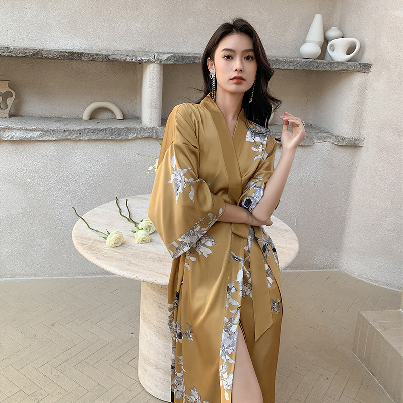 Frenum nightgown luxurious bathrobes for women