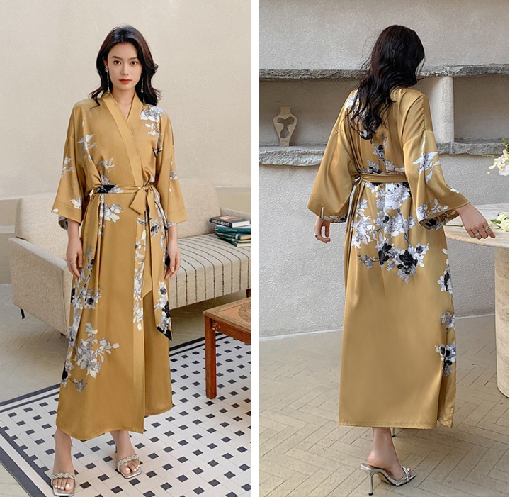 Spring and summer nightgown grace bathrobes