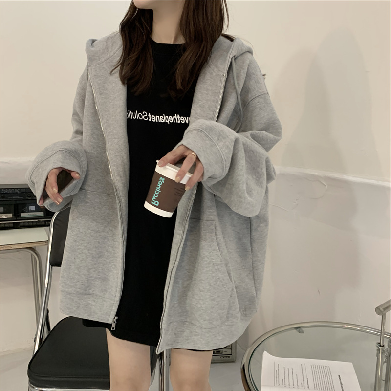 Letters printing tops spring and autumn coat for women