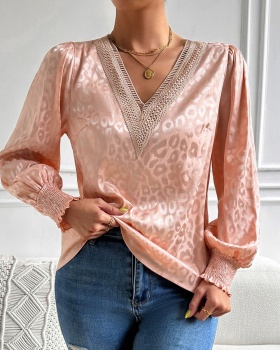 American style spring and summer shirt V-neck sexy tops