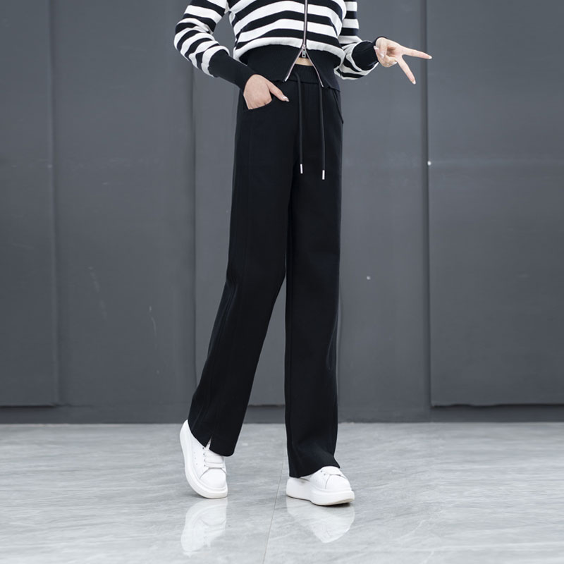 Drape loose all-match pants Casual mopping long pants for women
