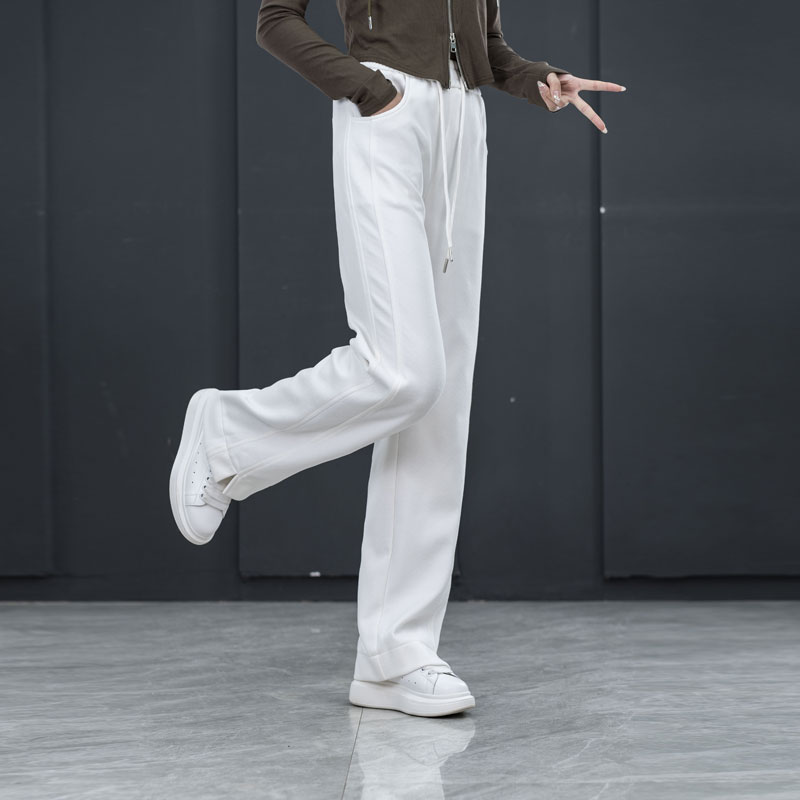 Drape loose all-match pants Casual mopping long pants for women