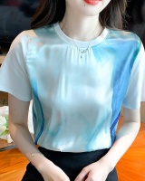Printing painting tops fashion short sleeve shirts for women