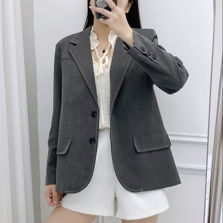 Summer thin business suit loose spring tops for women