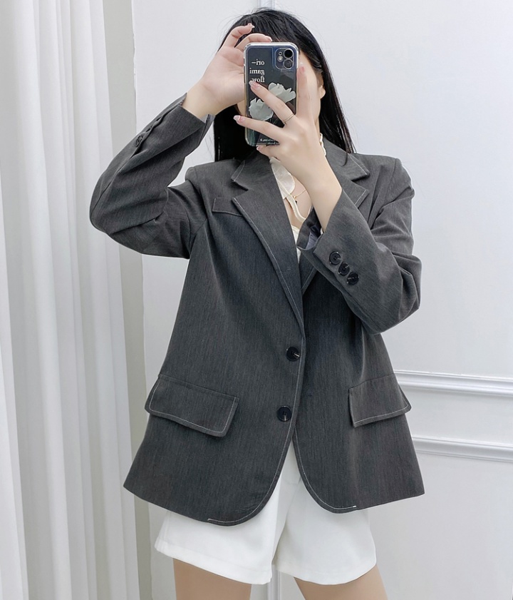 Summer thin business suit loose spring tops for women