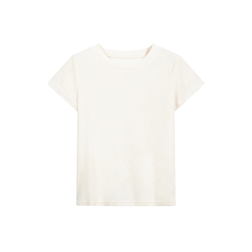 Soft T-shirt short sleeve bottoming shirt for women