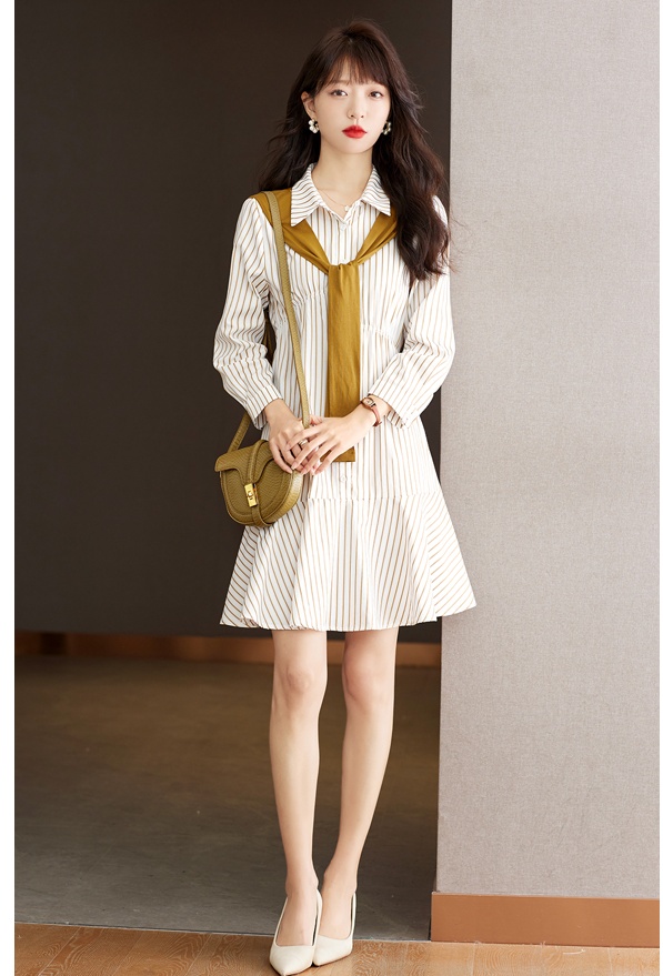 Spring simple loose all-match dress for women