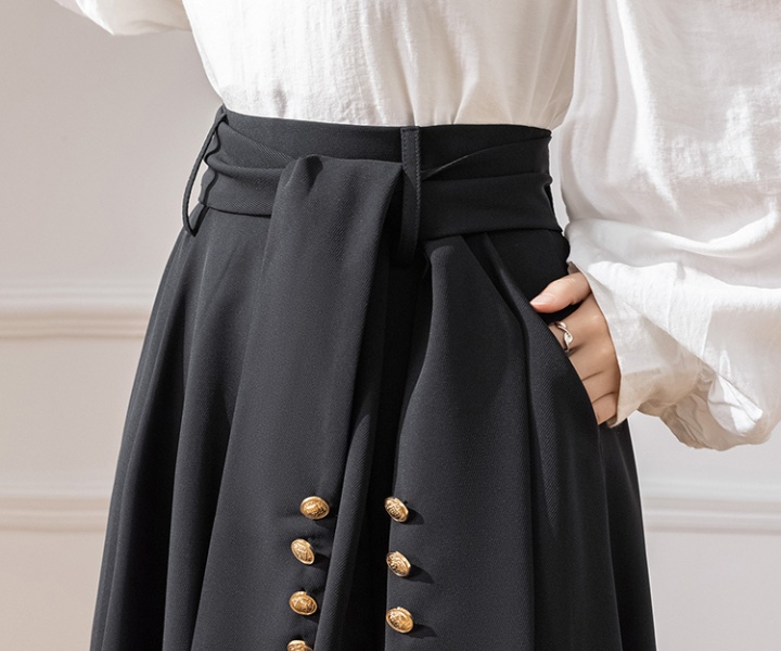 Spring and summer long long skirt high waist skirt for women