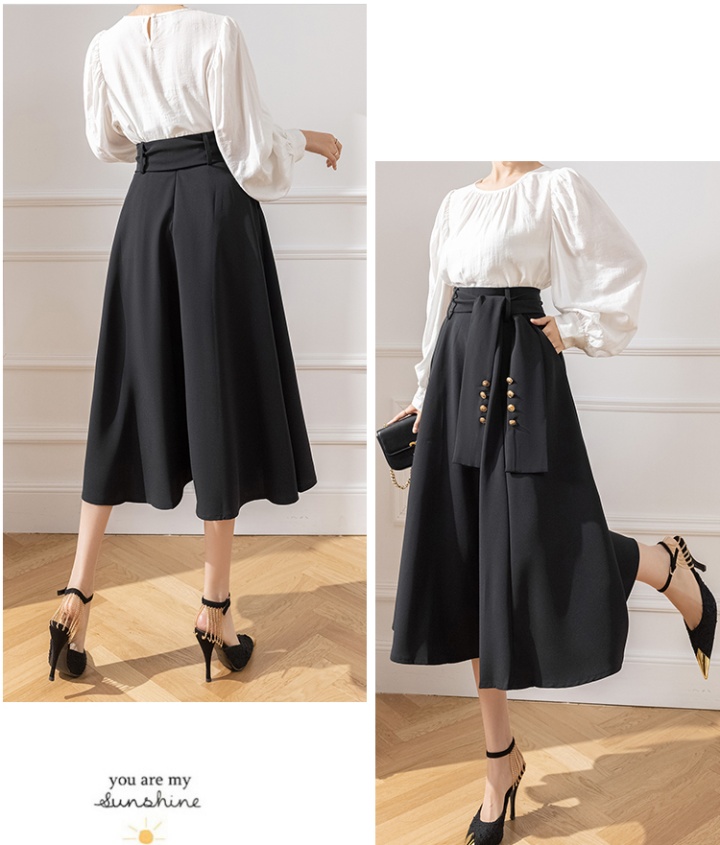 Spring and summer long long skirt high waist skirt for women