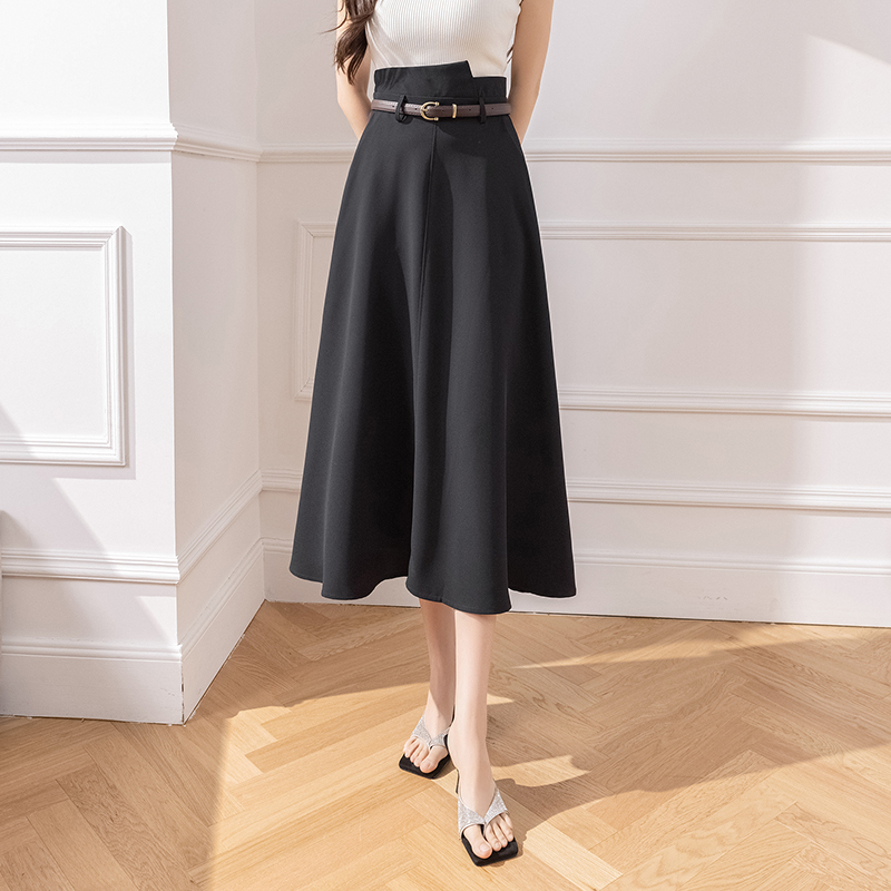 High waist long skirt skirt for women