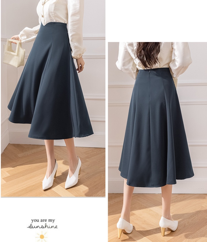 Spring and summer long skirt skirt for women