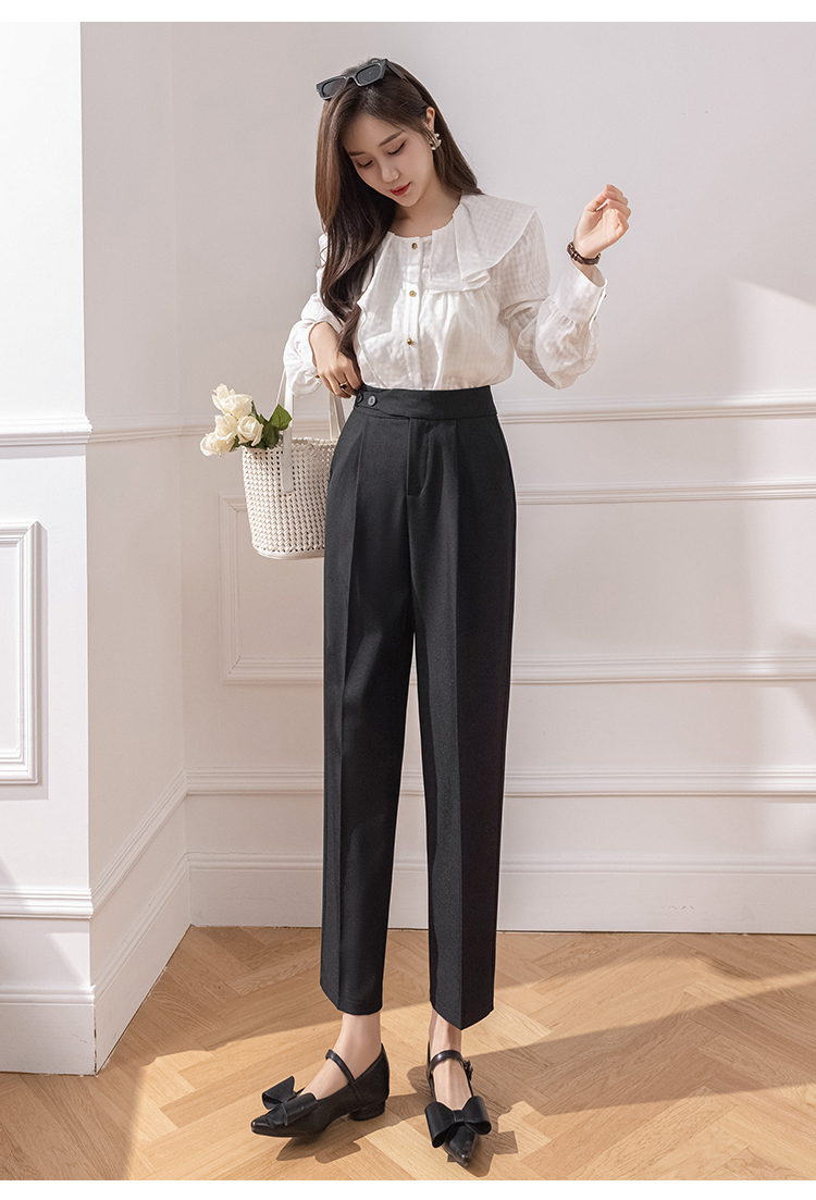 Radish harem pants high waist business suit for women