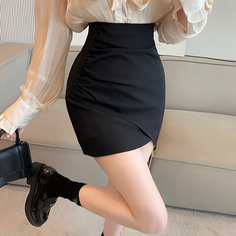 Spring and summer skirt split short skirt for women