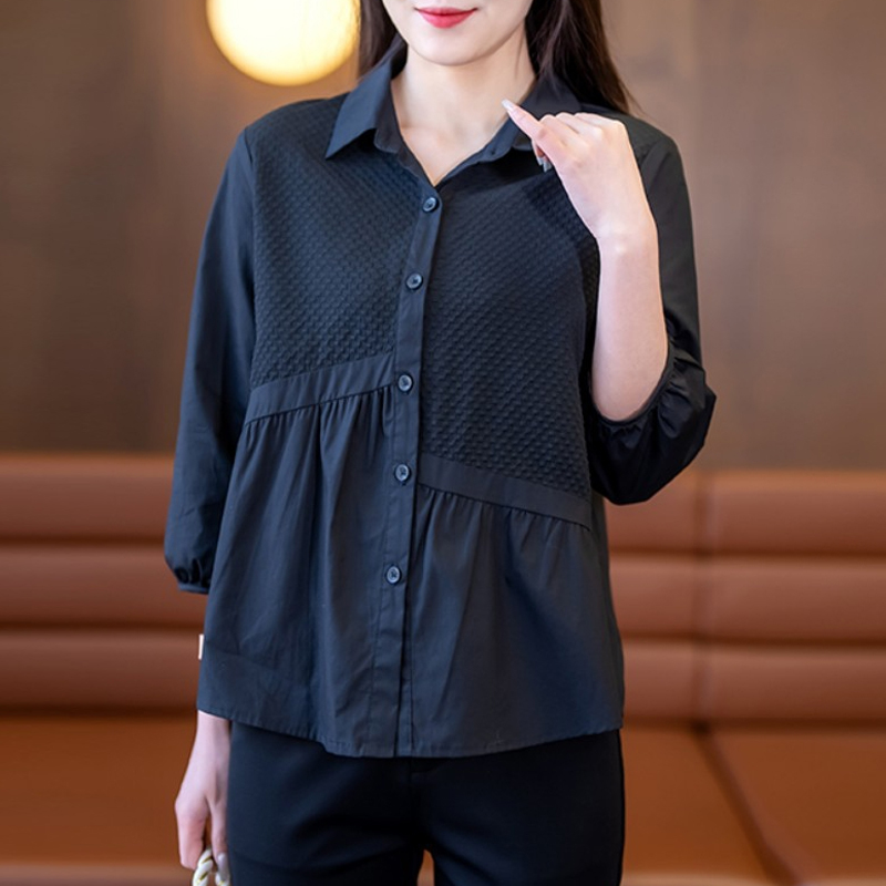 Casual loose shirt fashion Western style tops for women