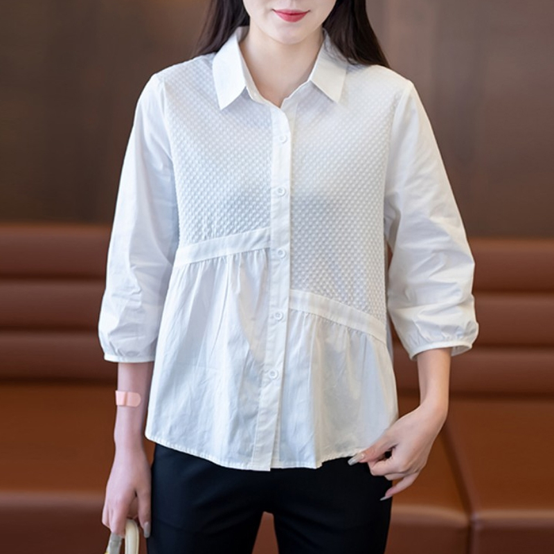 Casual loose shirt fashion Western style tops for women