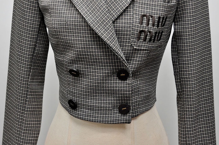Spring high waist business suit slim coat 2pcs set