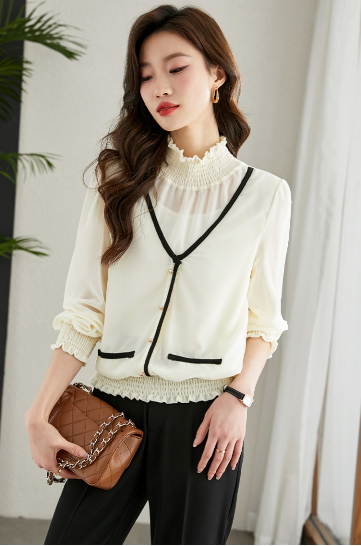 Fashion and elegant shirt chiffon shirt for women