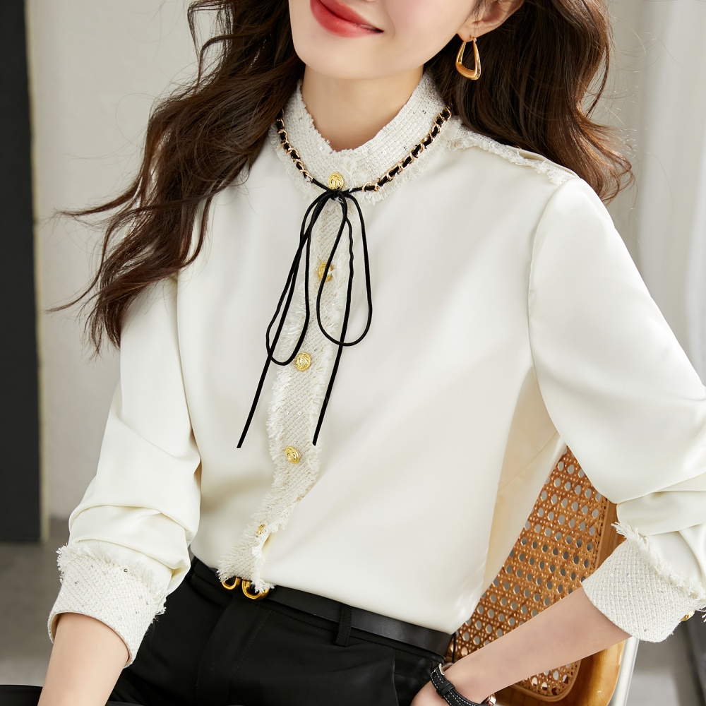 Western style spring small shirt court style shirt
