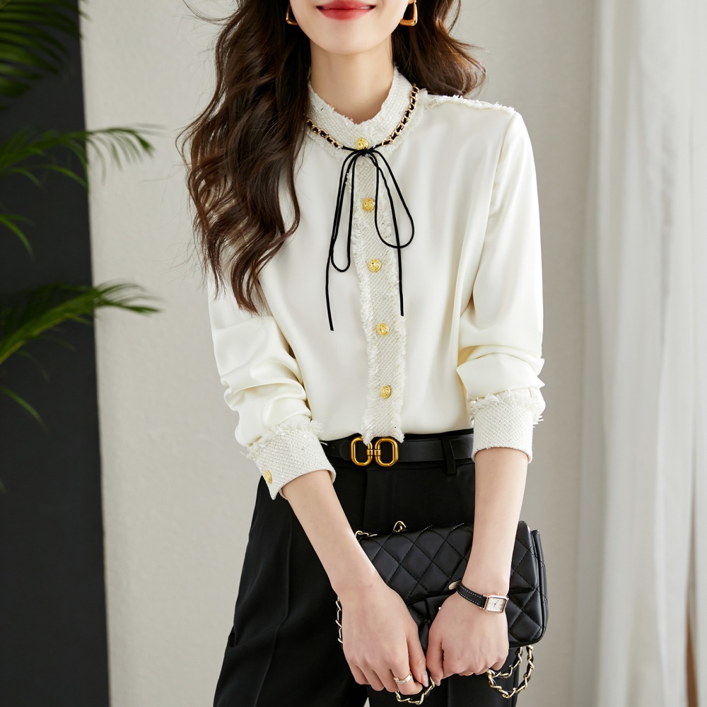 Western style spring small shirt court style shirt