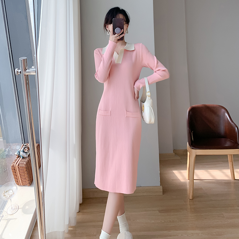 Fashion and elegant spring dress collocation long dress
